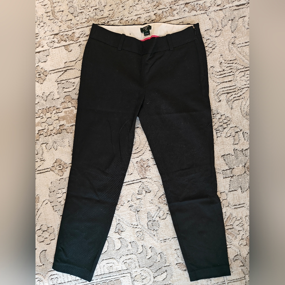 JCrew City Fit Black Pants